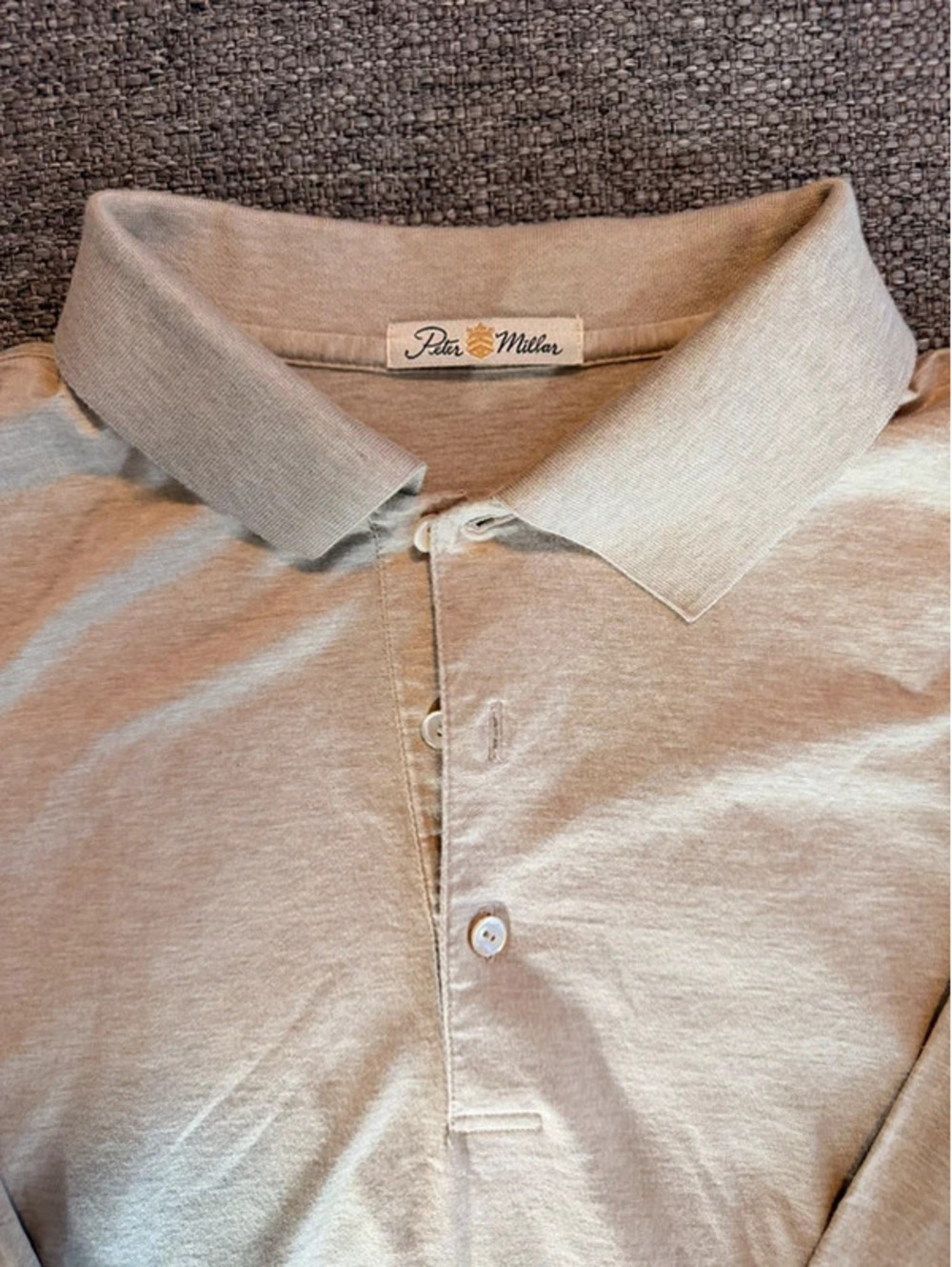 Vintage Y2K Peter Millar Double Mercerized Polo L Made in Korea Rare Early Era